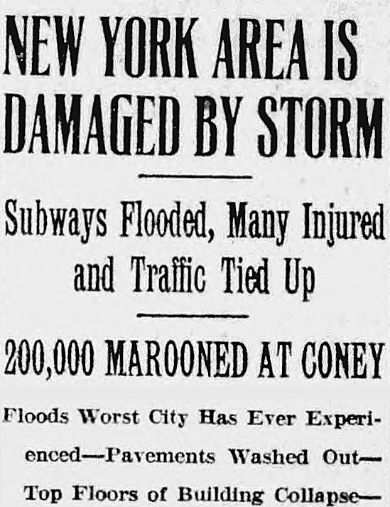 New Britain Herald, New Britain, Connecticut: NEW YORK AREA IS DAMAGED BY STORM