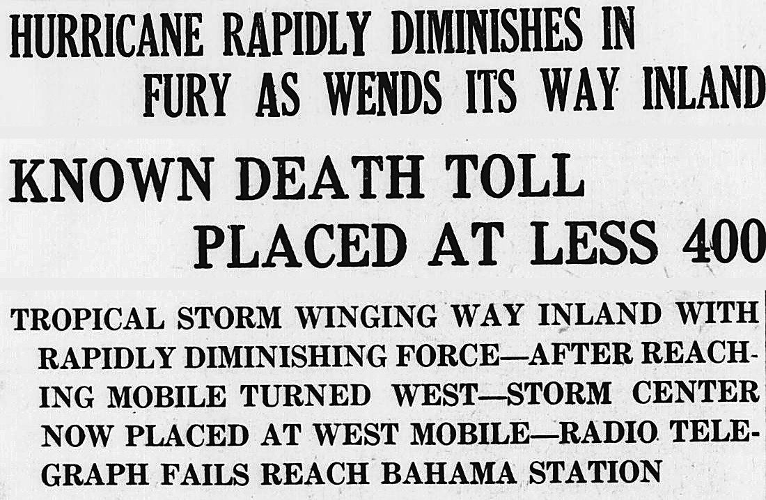 Seward Daily Gateway, Seward, Alaska: HURRICANE RAPIDLY DIMINISHES IN FURY AS WENDS ITS WAY INLAND