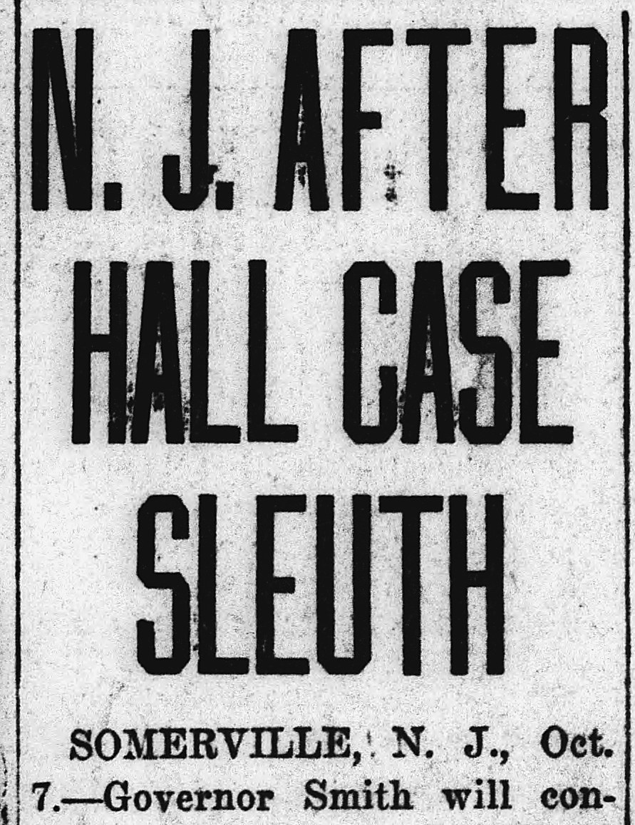 The Washington Times, Washington, District Of Columbia: N. J. AFTER HALL CASE SLEUTH